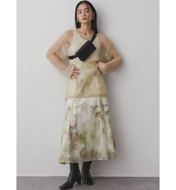 LAGUNAMOON「モヘヤラフニットプルオーバー」|ニット・セーター|