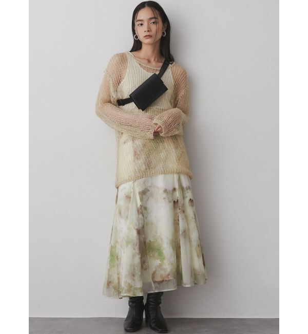 LAGUNAMOON「モヘヤラフニットプルオーバー」|ニット・セーター|