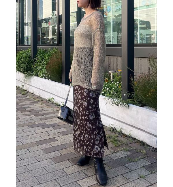 LAGUNAMOON「モヘヤラフニットプルオーバー」|ニット・セーター|