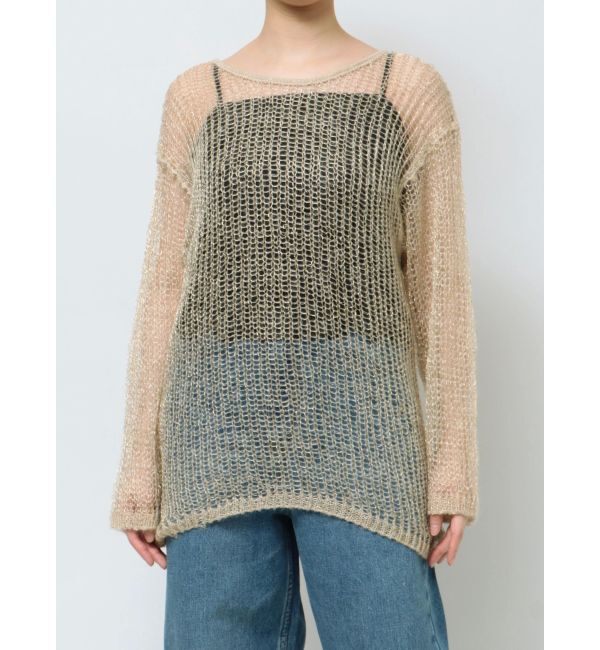 LAGUNAMOON「モヘヤラフニットプルオーバー」|ニット・セーター|