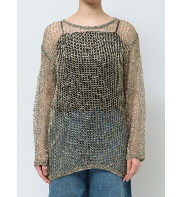 LAGUNAMOON「モヘヤラフニットプルオーバー」|ニット・セーター|