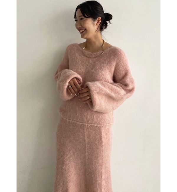 LAGUNAMOON「アルパカシャギーニットプルオーバー」|ニット・セーター|