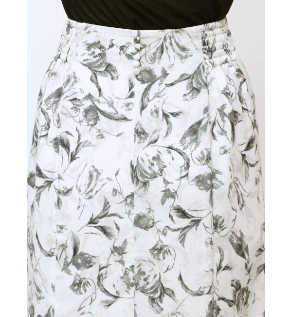 LAGUNAMOON「楊柳フラワーナローフレアスカート」|スカート|