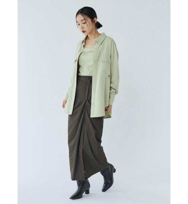 LAGUNAMOON「ツイードフリンジキャミソール」|キャミソール|