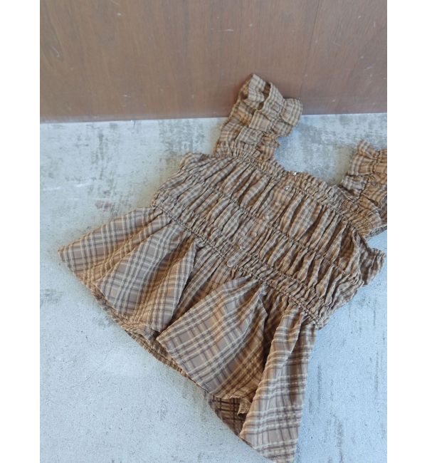 LAGUNAMOON「シアーチェックシャーリングブラウス」|シャツ・ブラウス|