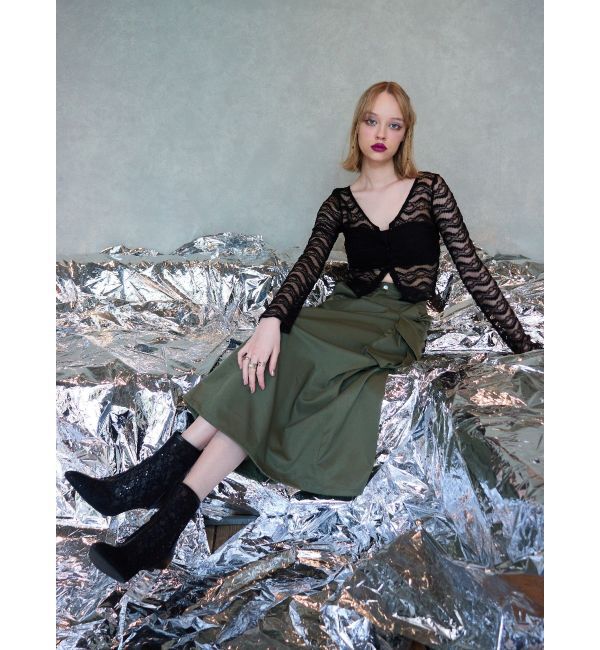 EVRIS「マルチドロストカーゴロングスカート」|スカート|