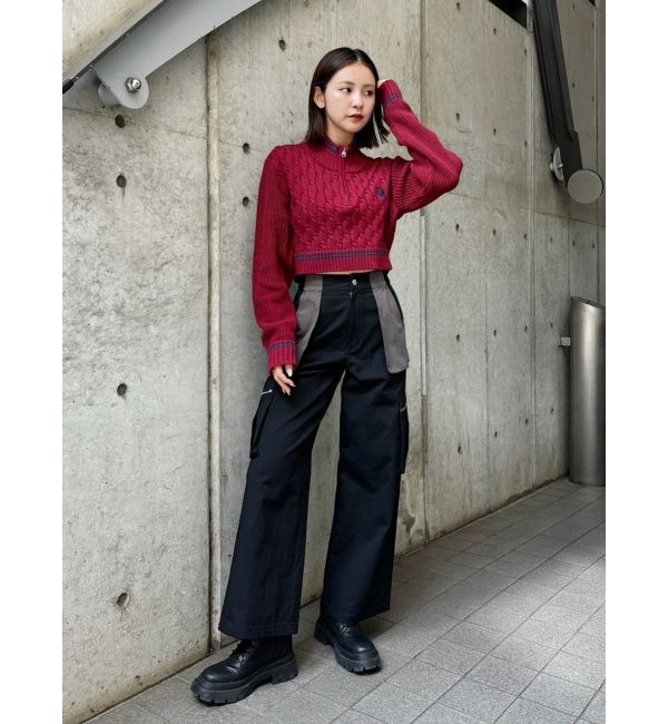 EVRIS「ポケットフラップカーゴパンツ」|カーゴ|