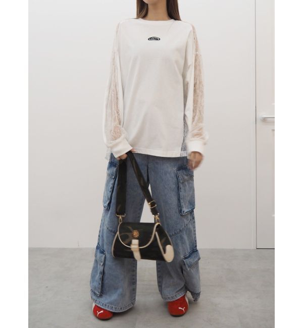 EVRIS「カモフラパイピイングショルダーBAG」|ショルダー・メッセンジャー|