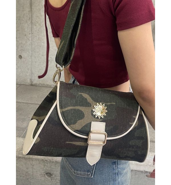 EVRIS「カモフラパイピイングショルダーBAG」|ショルダー・メッセンジャー|