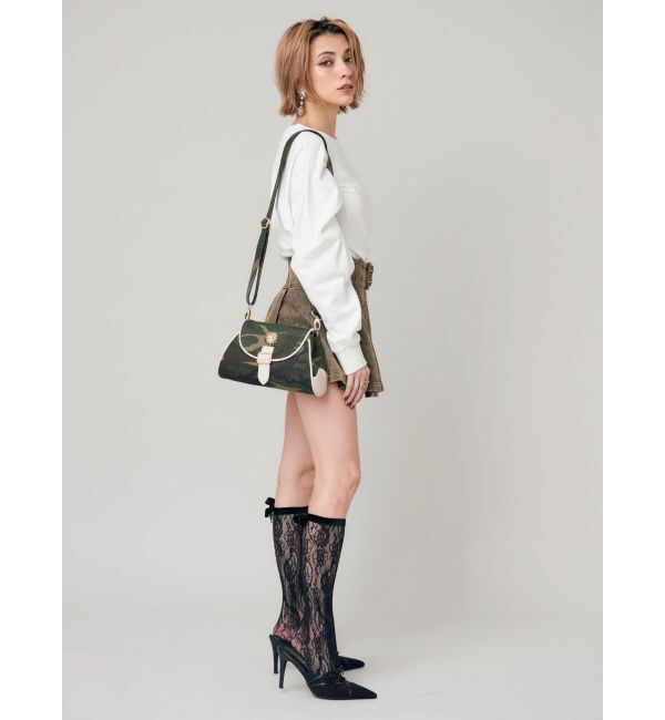 EVRIS「カモフラパイピイングショルダーBAG」|ショルダー・メッセンジャー|