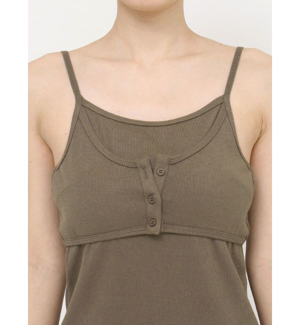 EVRIS「バックストラップリブロングワンピース」|ワンピース|