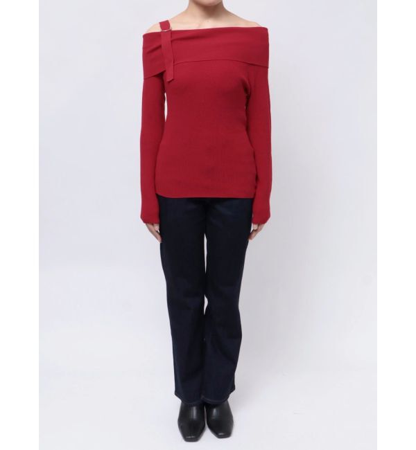 jouetie「オフショルダーニットトップス」|ニット・セーター|