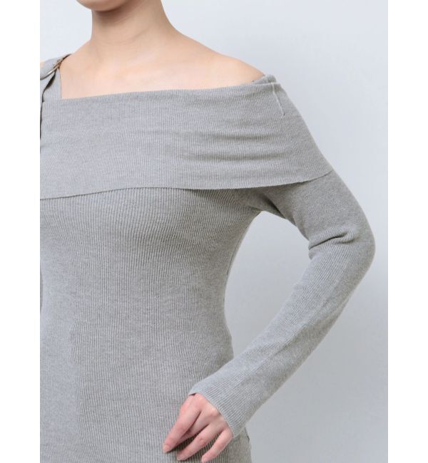 jouetie「オフショルダーニットトップス」|ニット・セーター|