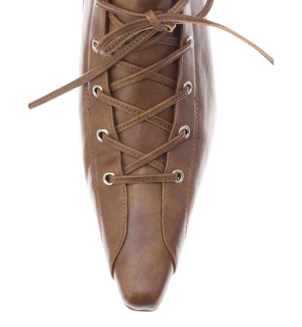 jouetie「レースアップポインテットトゥパンプス」|パンプス|