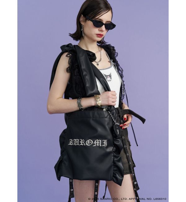 jouetie「【メロクロコラボ】KUROMIリボントートBAG」|トートバッグ|