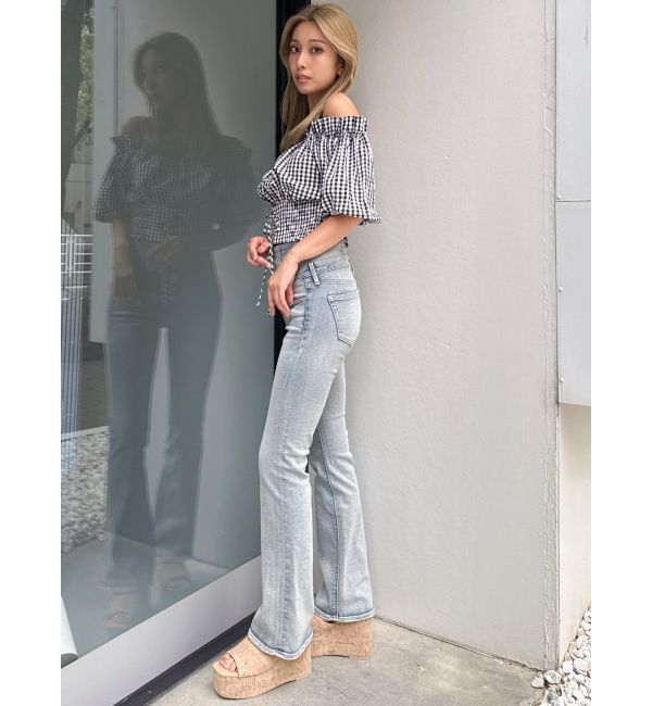 GYDA「2WAYギャザーオフショルコルセットブラウス」|シャツ・ブラウス|