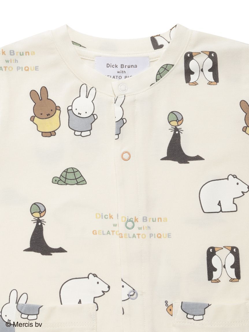 GELATO PIQUE KIDS & BABY「【Dick Bruna】【BABY】【接触冷感】総柄ロンパース」|ロンパース|
