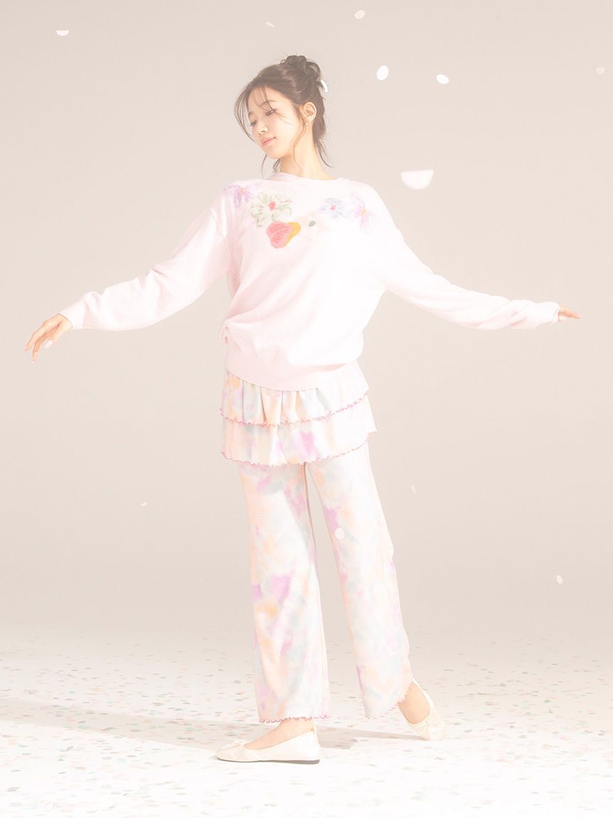 gelato pique「【kansai yamamoto】【レディース】スムーズィージャガードプルオーバー」|ルームウェア|