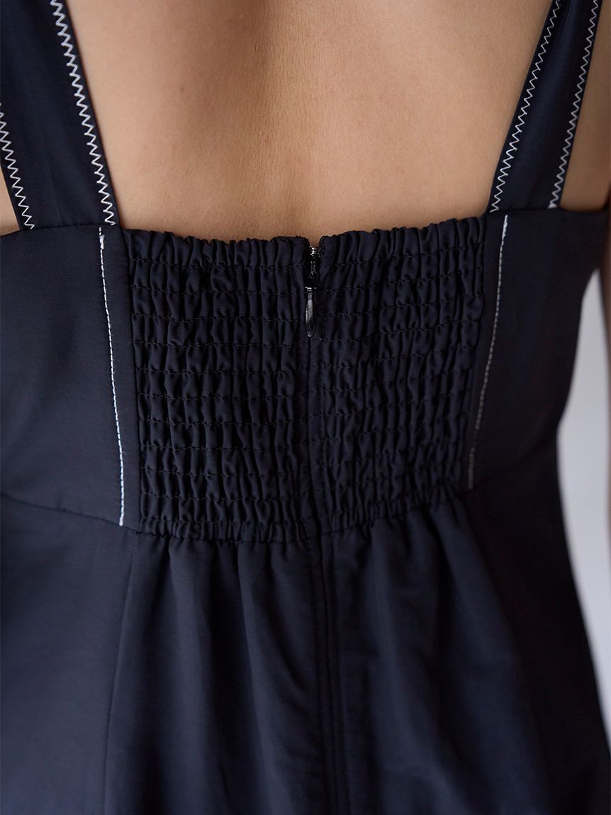 SNIDEL「タックキャミワンピース」|ワンピース|