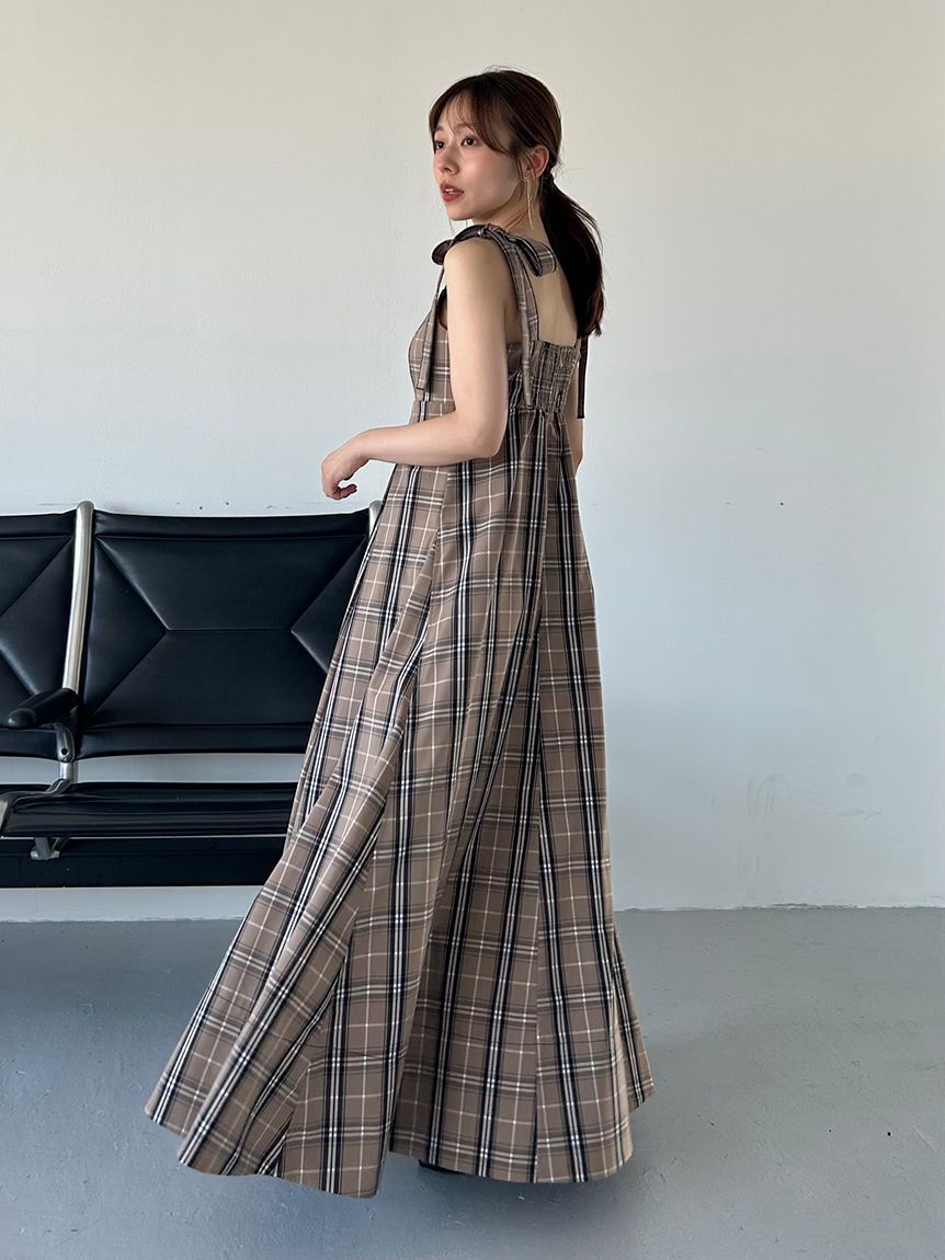 SNIDEL「タックキャミワンピース」|ワンピース|