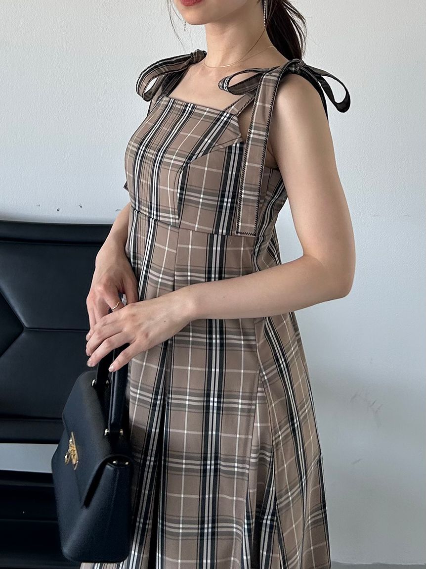 SNIDEL「タックキャミワンピース」|ワンピース|