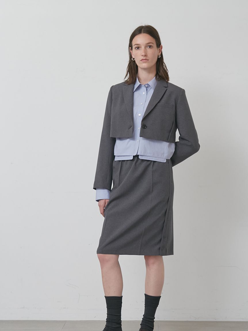 styling/「カットオフショートシャツ」|シャツ・ブラウス|