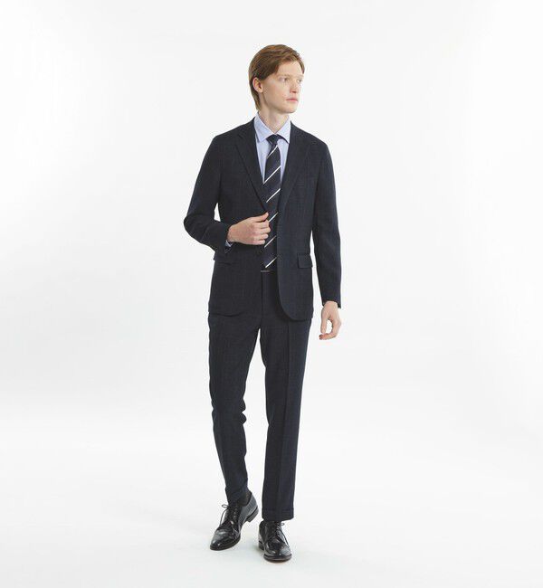 MACKINTOSH PHILOSOPHY「トロッター トラウザーズ#051 ストレッチドビー/ペーン」|スラックス|