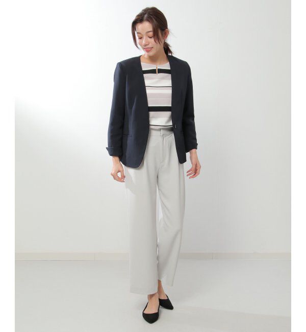 IKKA LOUNGE「ウォッシャブルVネックジャケット」|その他|