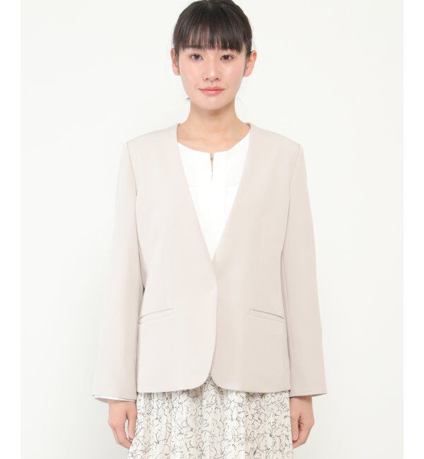 IKKA LOUNGE「ウォッシャブルVネックジャケット」|その他|