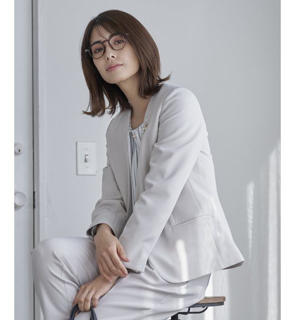 IKKA LOUNGE「ウォッシャブルVネックジャケット」|その他|