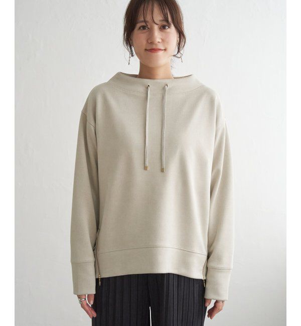 ikka「フェイクスエードスピンドルＰＯ」|パーカー|