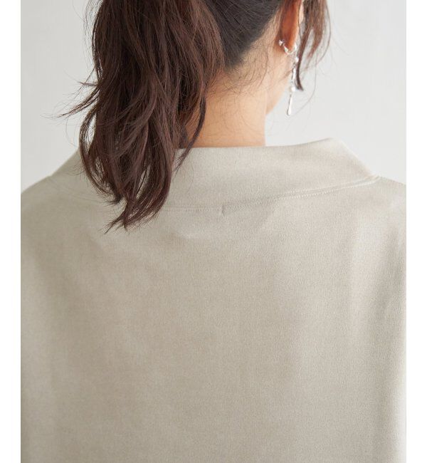 ikka「フェイクスエードスピンドルＰＯ」|パーカー|