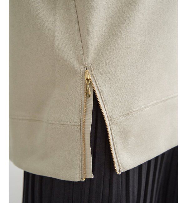 ikka「フェイクスエードスピンドルＰＯ」|パーカー|