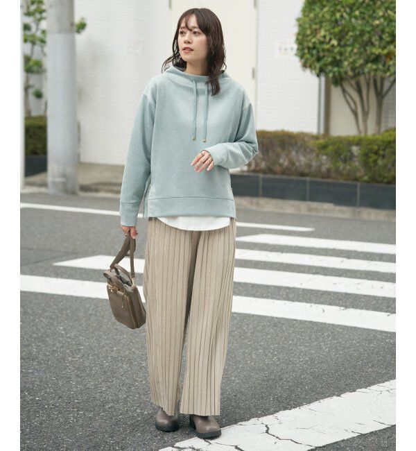 ikka「フェイクスエードスピンドルＰＯ」|パーカー|