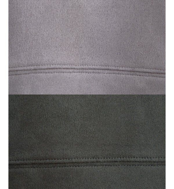 ikka「フェイクスエードスピンドルＰＯ」|パーカー|