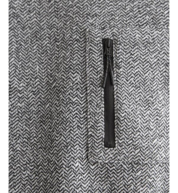 ikka「ウールライクニットヘリンボンプルオーバー」|パーカー|