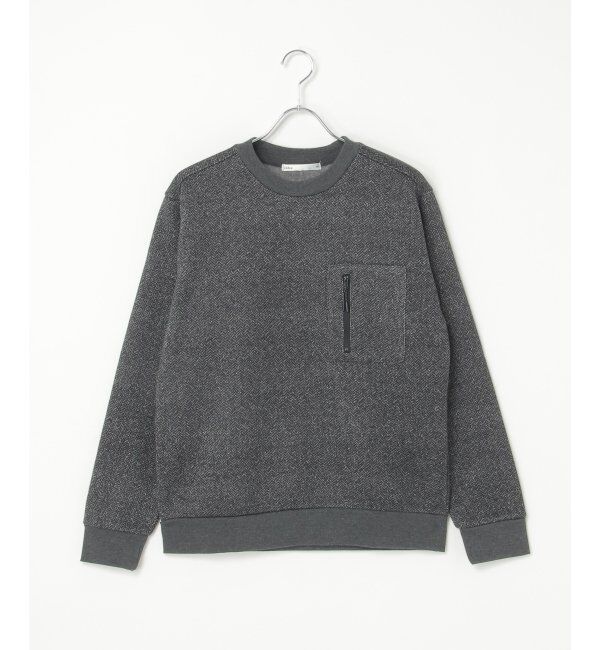 ikka「ウールライクニットヘリンボンプルオーバー」|パーカー|