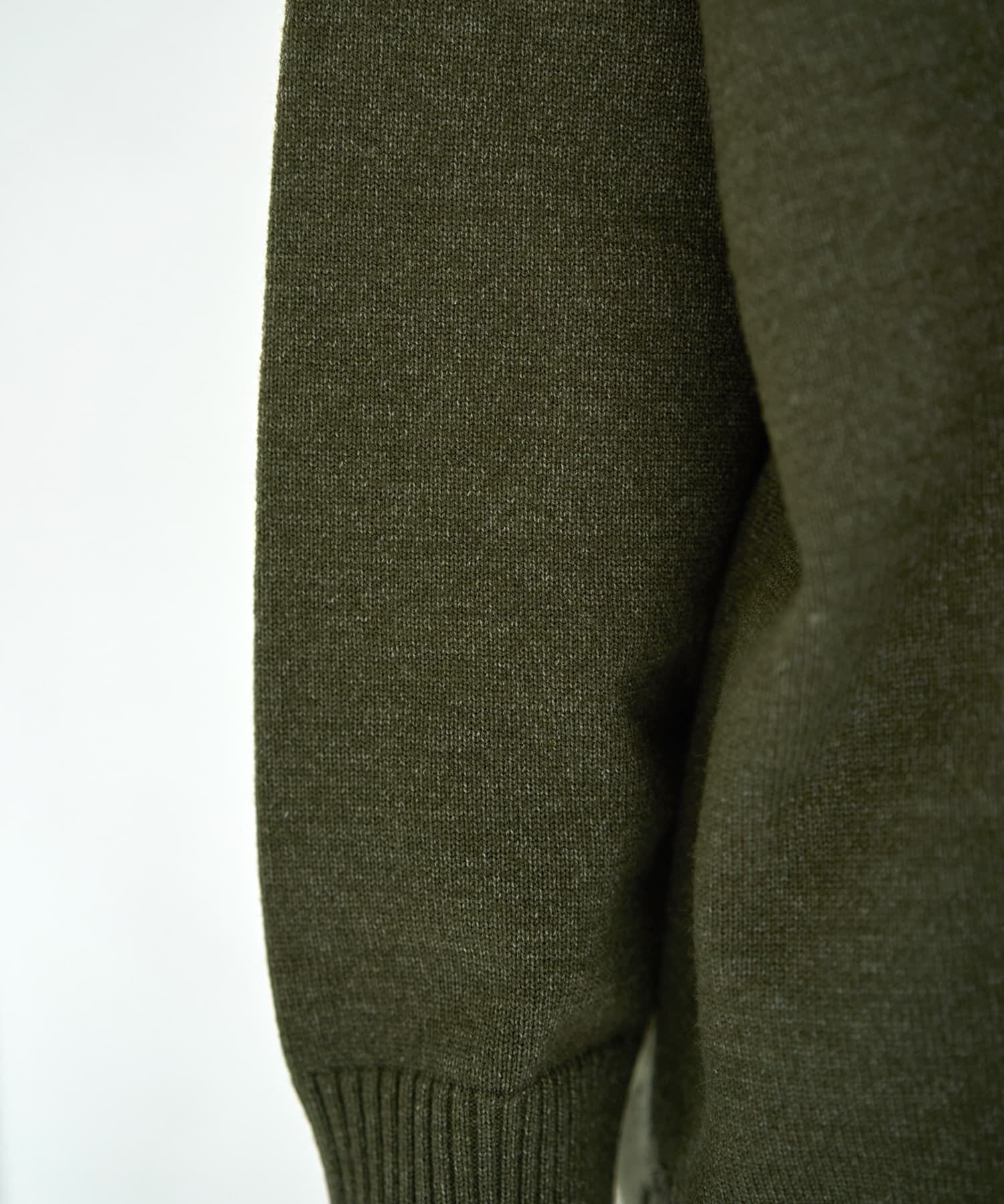 STYLE DELI「胸ポケット裾ラウンドニットトップス」|ニット・セーター|