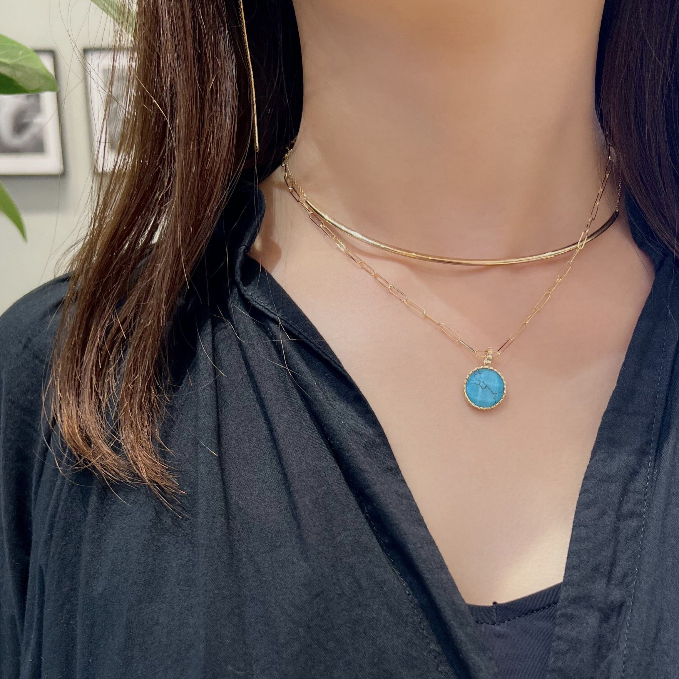 STAR JEWELRY「FACET STONE」|ネックレス|