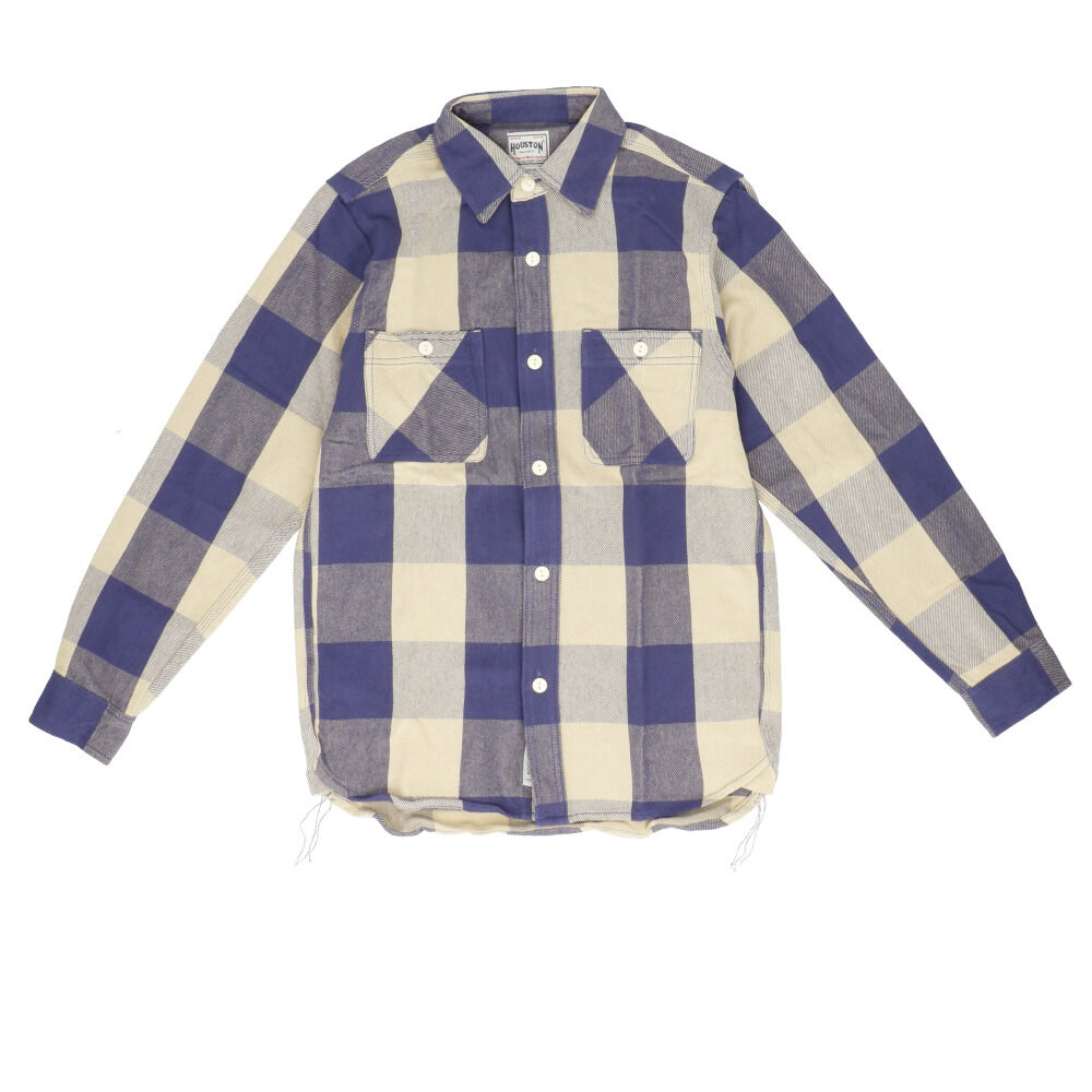 BACKYARD FAMILY「ヒューストン シャツ 40958 通販 HOUSTON ネルシャツ フランネルシャツ」|その他|ブルー1