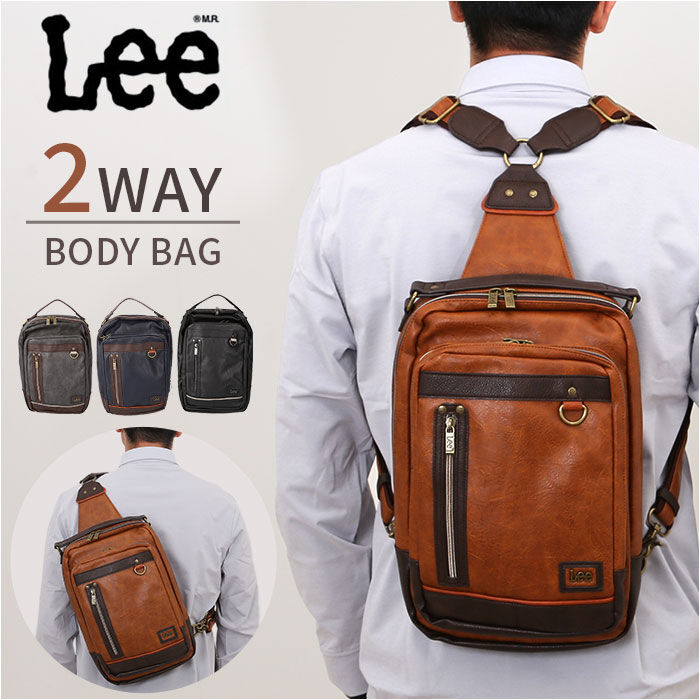 BACKYARD FAMILY「Lee リー ボディバッグ 2WAY 通販 リュック 斜めがけ メンズ レディース ボディバック」|その他|