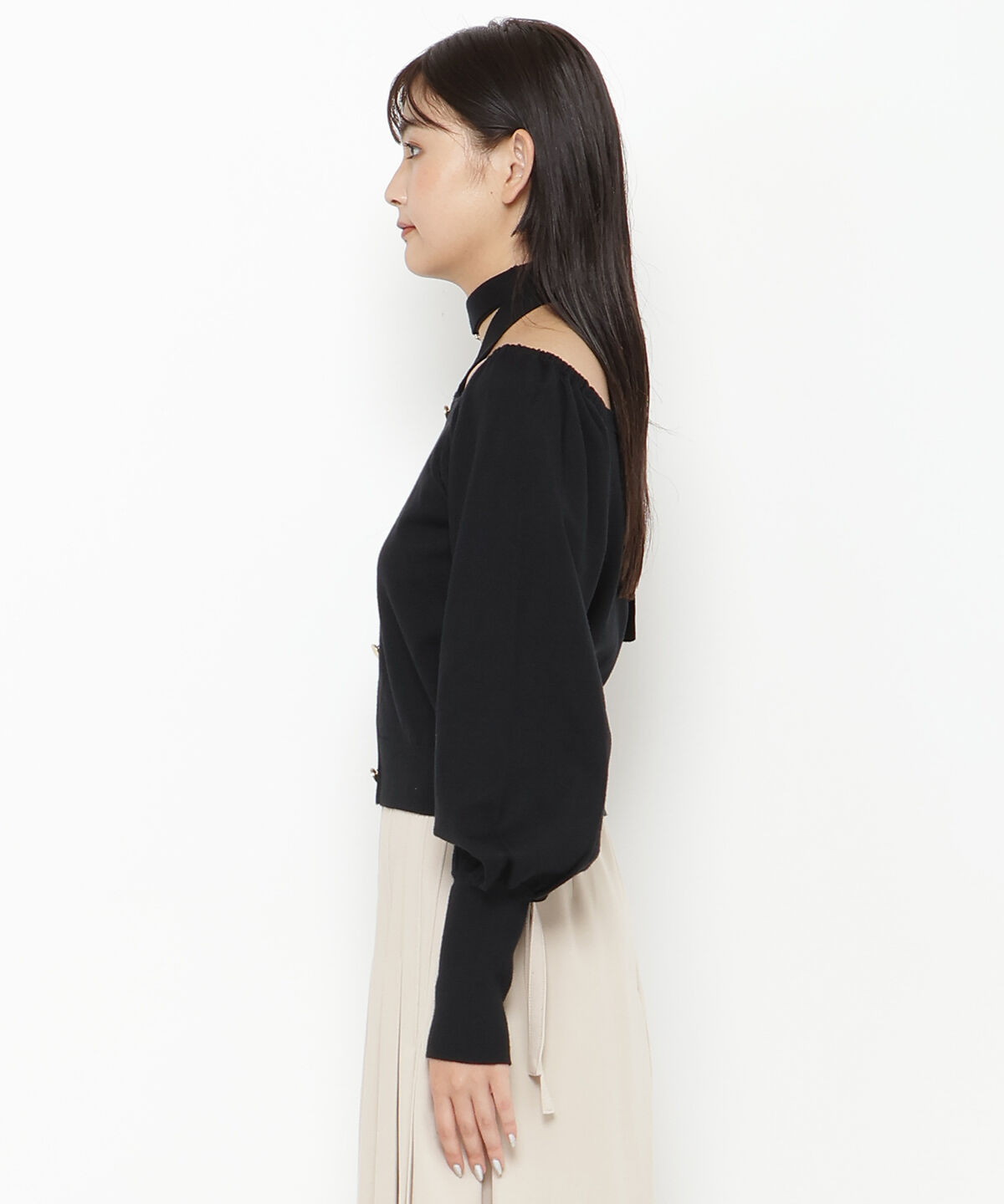 REDYAZEL「ネックベルトニットトップス」|ニット・セーター|