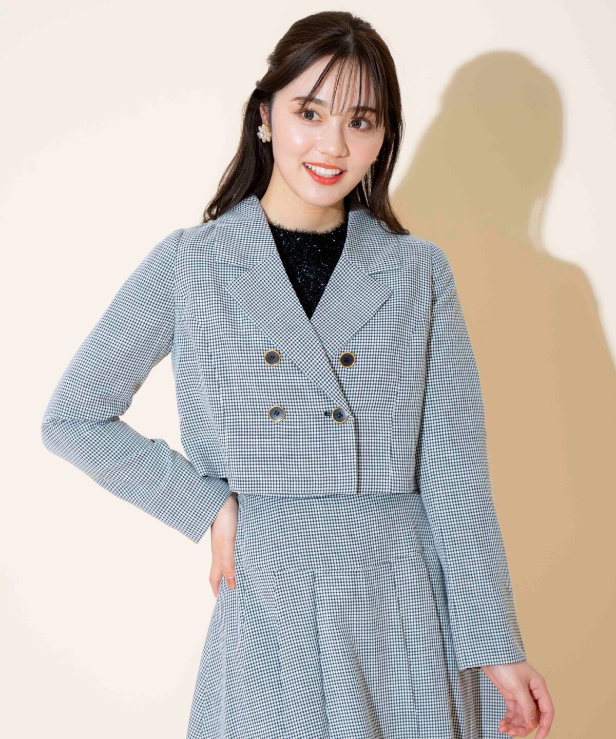 WILLSELECTION「ダブルボタンショートジャケット」|テーラードジャケット|