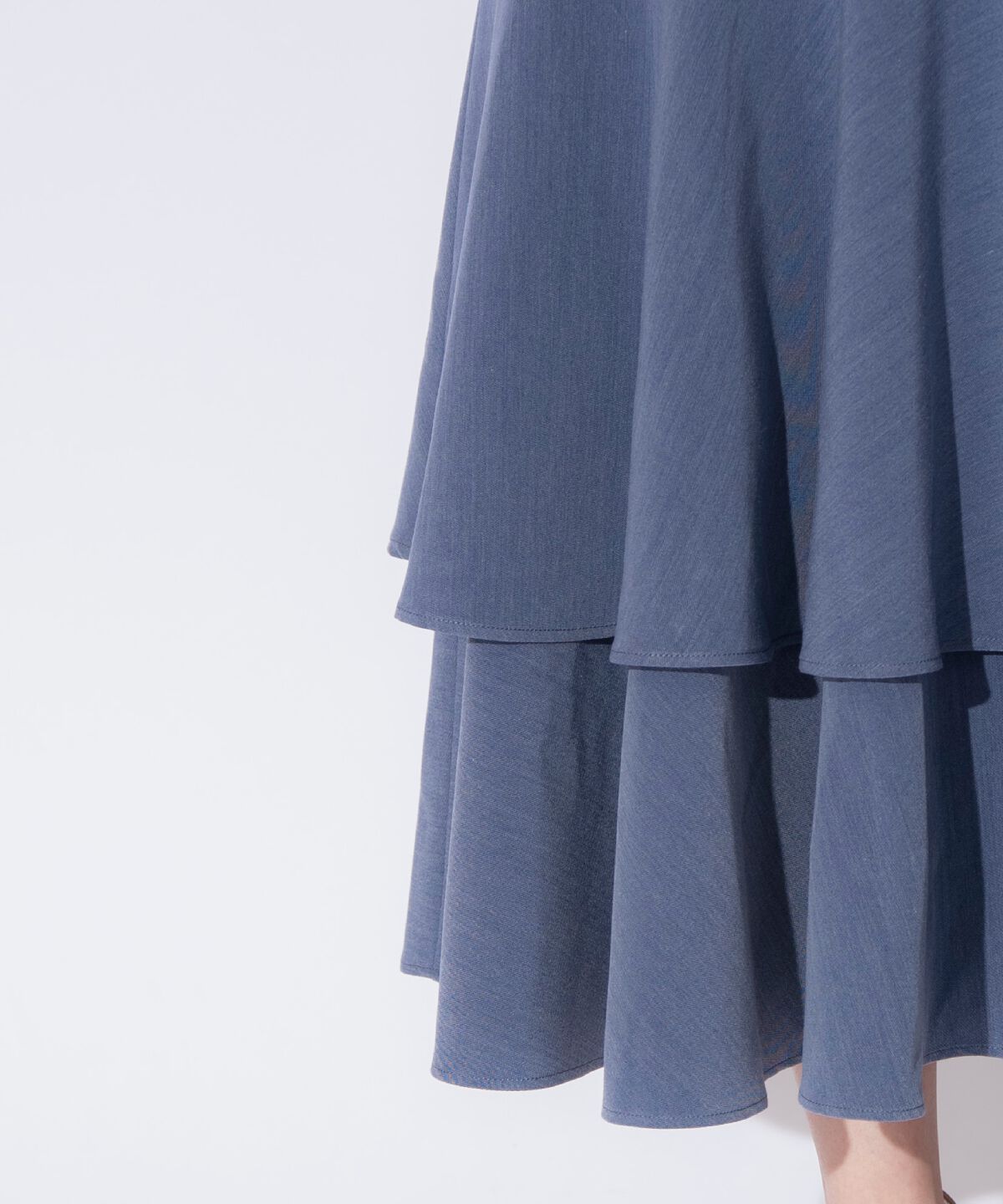 WILLSELECTION「ティアードヘムマーメイドスカート」|タイト|