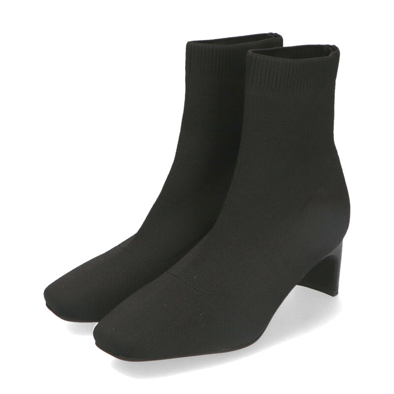 ORiental TRaffic「プレートヒールニットブーツ/31422」|ショートブーツ|