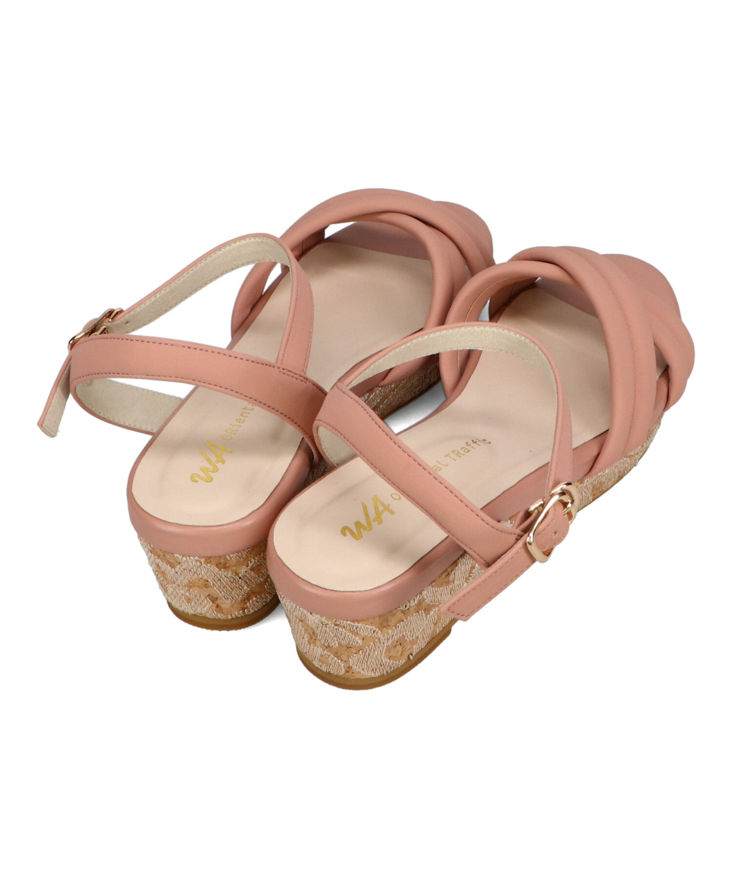 WA Oriental TRaffic「●2025春夏新作●パデットクロスコルクウエッジサンダル/52212 サンダル　人気 トレンド」|サンダル|