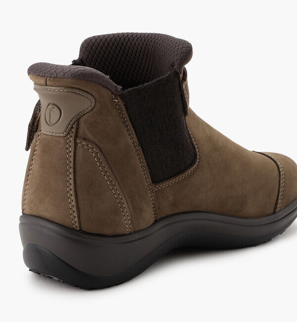 Orthofeet「【オーソフィート】ブレア ミディアム/マッシュルーム ヌバックレザー/シューズ レディース」|ショートブーツ|