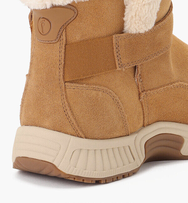 Orthofeet「【オーソフィート】ブリス ミディアム/キャメル スエードレザー/ブーツ レディース」|ロングブーツ|