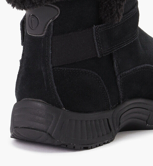 Orthofeet「【オーソフィート】ブリス ミディアム/ブラック スエードレザー/ブーツ レディース」|ロングブーツ|