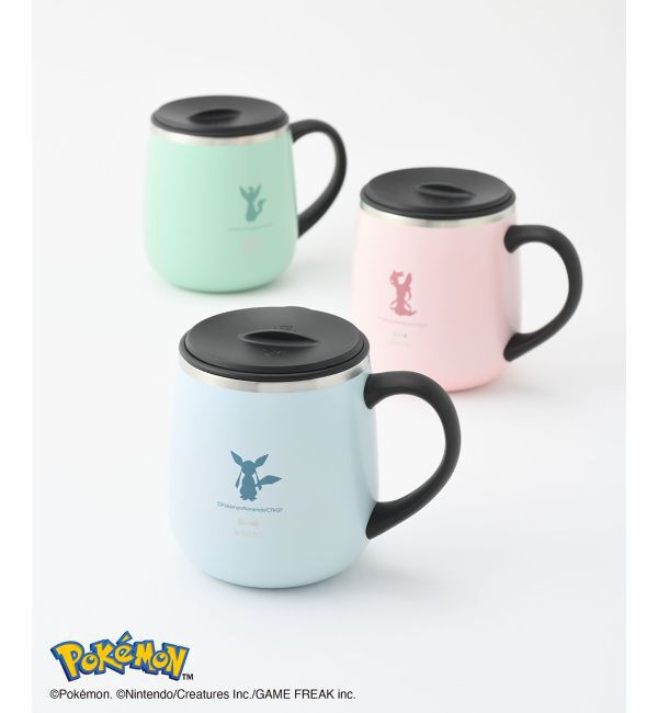 BRUNO「イーブイフレンズ 蓋つきステンレスマグ short」|グラス・マグカップ|